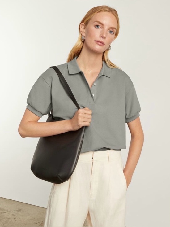 Everlane Tops - Everlane Organic Cotton Oversized Polo Shirt , size XS